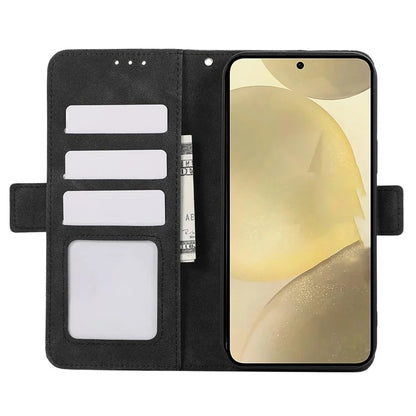 ABEEL For Samsung Galaxy S24 Ultra Case Magnetic Clasp RFID Blocking Leather Phone Cover