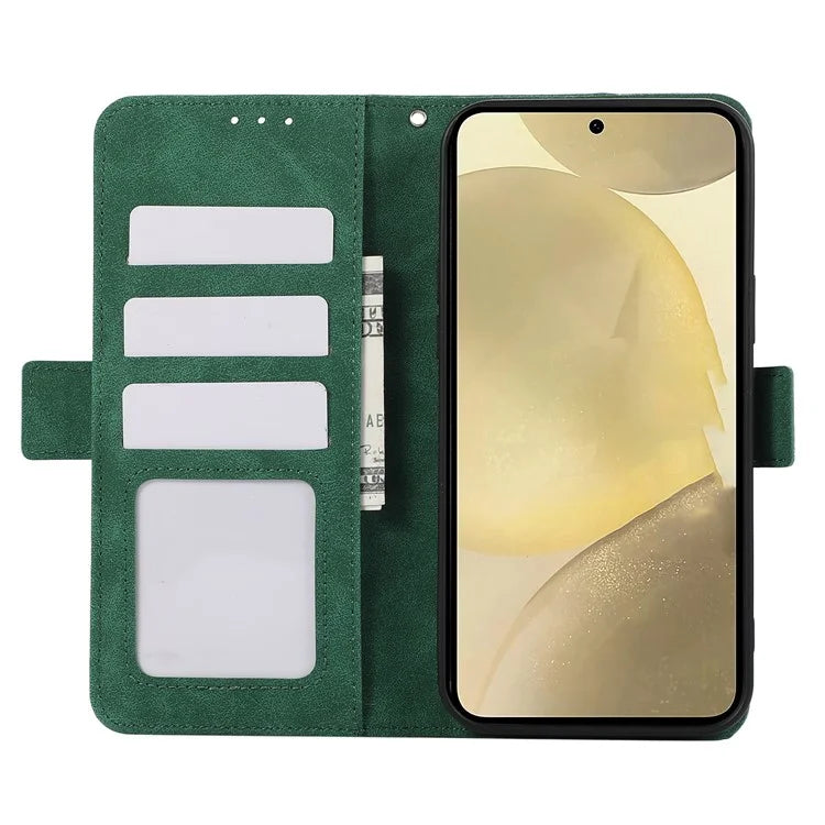 ABEEL For Samsung Galaxy S23+ Leather Case RFID Blocking Wallet Phone Cover Side Magnetic Clasp
