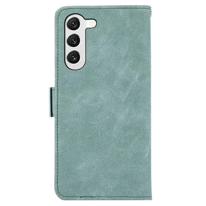 ABEEL For Samsung Galaxy S23+ Leather Case RFID Blocking Wallet Phone Cover Side Magnetic Clasp