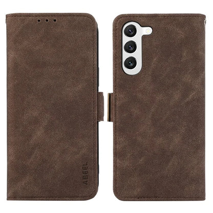 ABEEL Anti-drop Cover for Samsung Galaxy S23 Side Magnetic Clasp RFID Blocking Leather Case