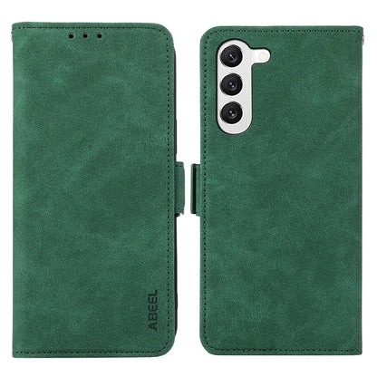 ABEEL Anti-drop Cover for Samsung Galaxy S23 Side Magnetic Clasp RFID Blocking Leather Case