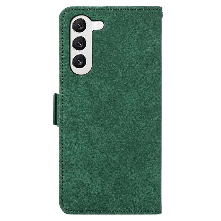 ABEEL Anti-drop Cover for Samsung Galaxy S23 Side Magnetic Clasp RFID Blocking Leather Case