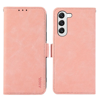 ABEEL Anti-drop Cover for Samsung Galaxy S23 Side Magnetic Clasp RFID Blocking Leather Case