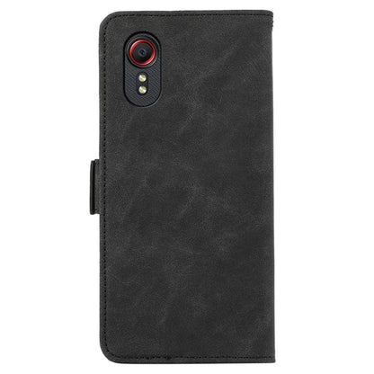 ABEEL For Samsung Galaxy Xcover7 Case Side Magnetic Closure Card Slots RFID Blocking Phone Cover