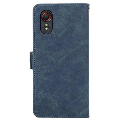 ABEEL For Samsung Galaxy Xcover7 Case Side Magnetic Closure Card Slots RFID Blocking Phone Cover