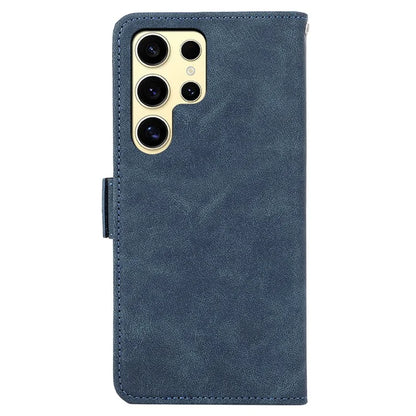 ABEEL For Samsung Galaxy S22 Ultra 5G Phone Case PU Leather Protective Cover RFID Blocking Stand