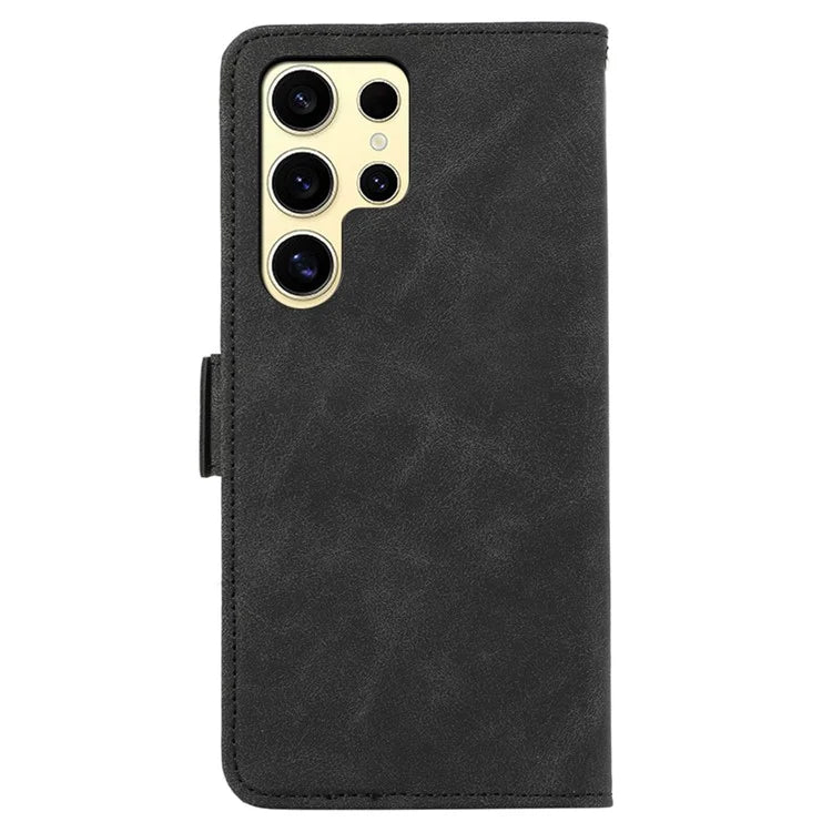 ABEEL For Samsung Galaxy S22 Ultra 5G Phone Case PU Leather Protective Cover RFID Blocking Stand