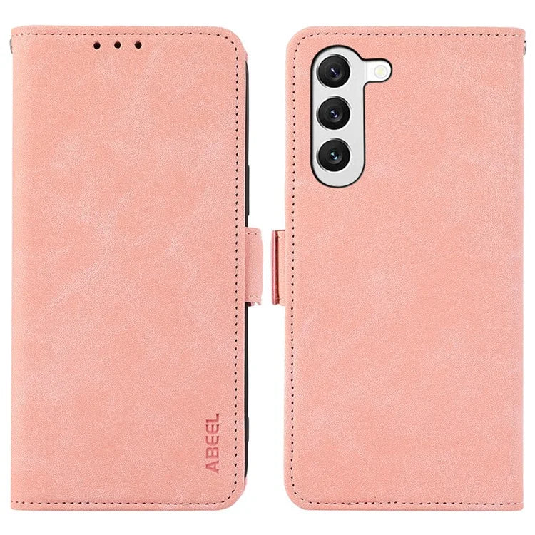 ABEEL For Samsung Galaxy S22 5G Case RFID Blocking Card Slots Leather Wallet Cover