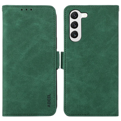 ABEEL For Samsung Galaxy S22 5G Case RFID Blocking Card Slots Leather Wallet Cover