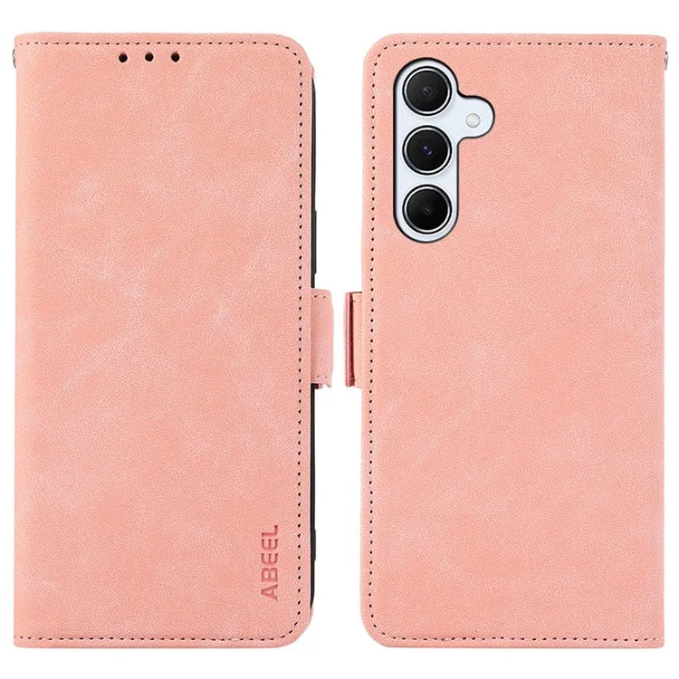 ABEEL For Samsung Galaxy S24+ Phone Case Side Magnetic Clasp RFID Blocking Wallet Leather Cover