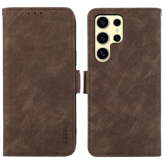 ABEEL For Samsung Galaxy S21 Ultra 5G Wallet Phone Case Anti-Drop RFID Blocking Leather Cover