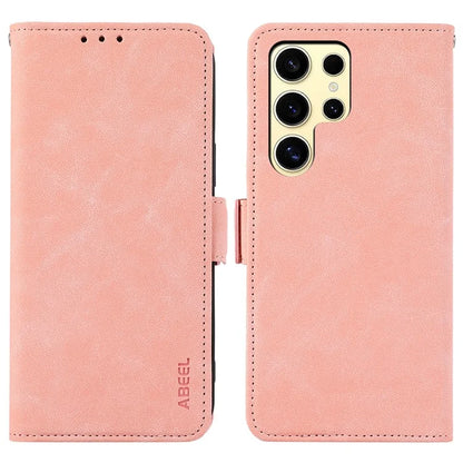 ABEEL For Samsung Galaxy S21 Ultra 5G Wallet Phone Case Anti-Drop RFID Blocking Leather Cover