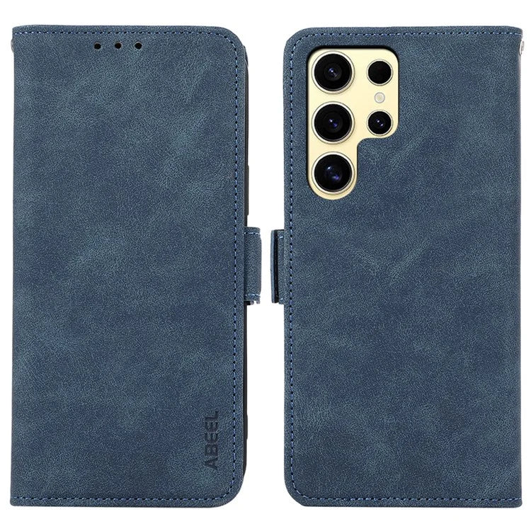 ABEEL For Samsung Galaxy S21 Ultra 5G Wallet Phone Case Anti-Drop RFID Blocking Leather Cover