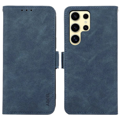 ABEEL For Samsung Galaxy S21 Ultra 5G Wallet Phone Case Anti-Drop RFID Blocking Leather Cover