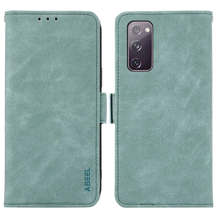 ABEEL For Samsung Galaxy S20 FE/S20 FE 5G/ S20 FE 2022/S20 Lite Magnetic Case RFID Blocking Folio Flip Style Phone Cover