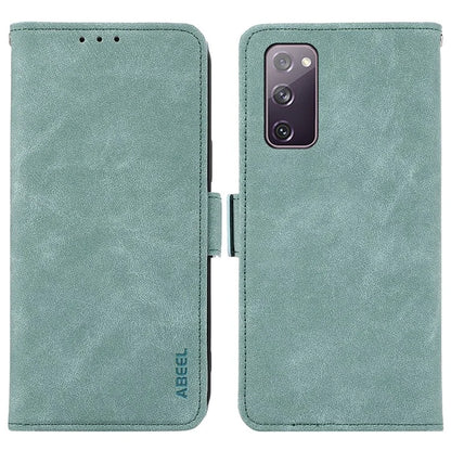ABEEL For Samsung Galaxy S20 FE/S20 FE 5G/ S20 FE 2022/S20 Lite Magnetic Case RFID Blocking Folio Flip Style Phone Cover