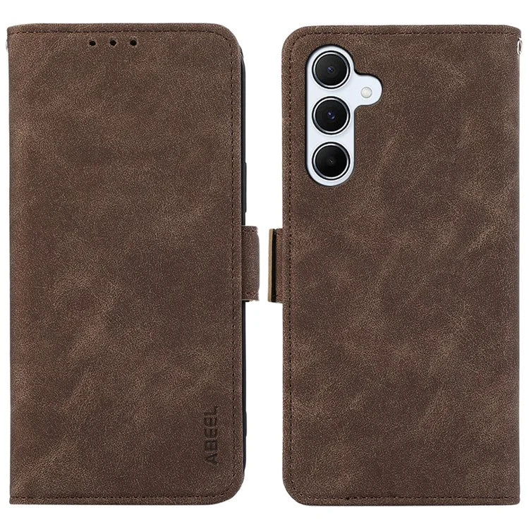 ABEEL For Samsung Galaxy A15 5G Case PU Leather Flip Magnetic Buckle Wallet Phone Cover