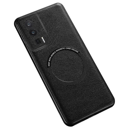 For Xiaomi Poco F5 Pro 5G / Redmi K60 5G / K60 Pro 5G Case Anti-Drop PU Leather+TPU Cover Compatible with MagSafe