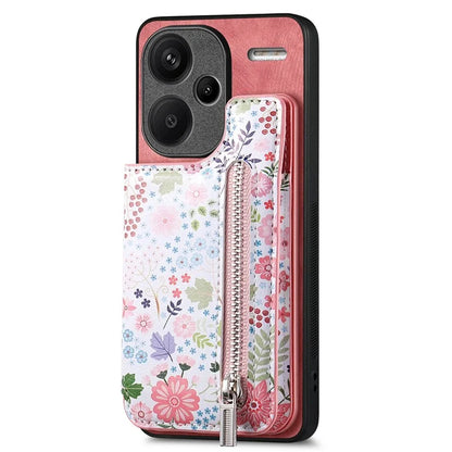 D10 For Xiaomi Redmi Note 13 Pro+ 5G TPU+Leather Case Pattern Printed Retro Phone Back Cover