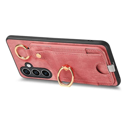 For Samsung Galaxy S23 FE Case Card Slot Kickstand TPU Phone Case