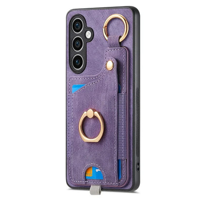 For Samsung Galaxy S23 FE Case Card Slot Kickstand TPU Phone Case