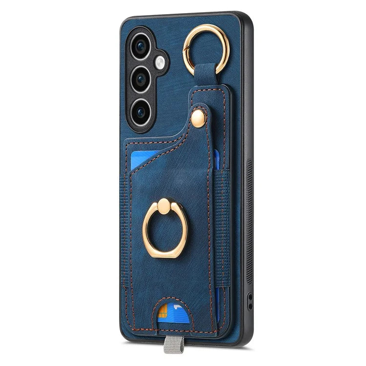 For Samsung Galaxy S23 FE Case Card Slot Kickstand TPU Phone Case