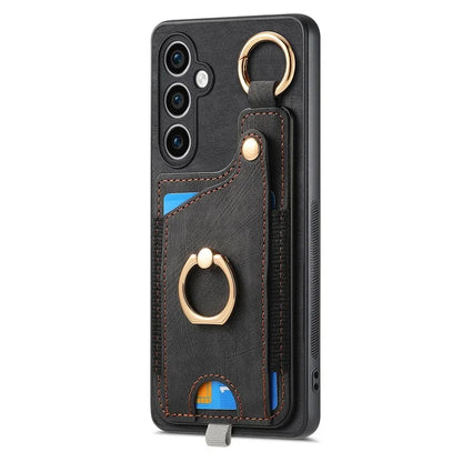 For Samsung Galaxy S23 FE Case Card Slot Kickstand TPU Phone Case