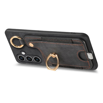 For Samsung Galaxy S23 FE Case Card Slot Kickstand TPU Phone Case