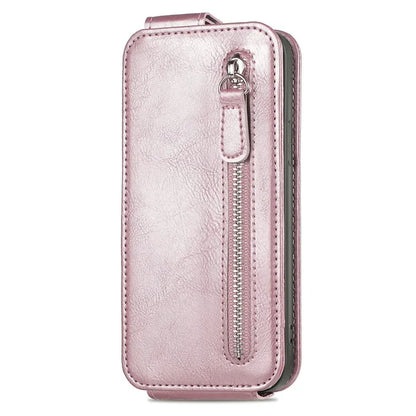 For Samsung Galaxy S23+ Leather Phone Case Vertical Flip Zipper Protection Shell