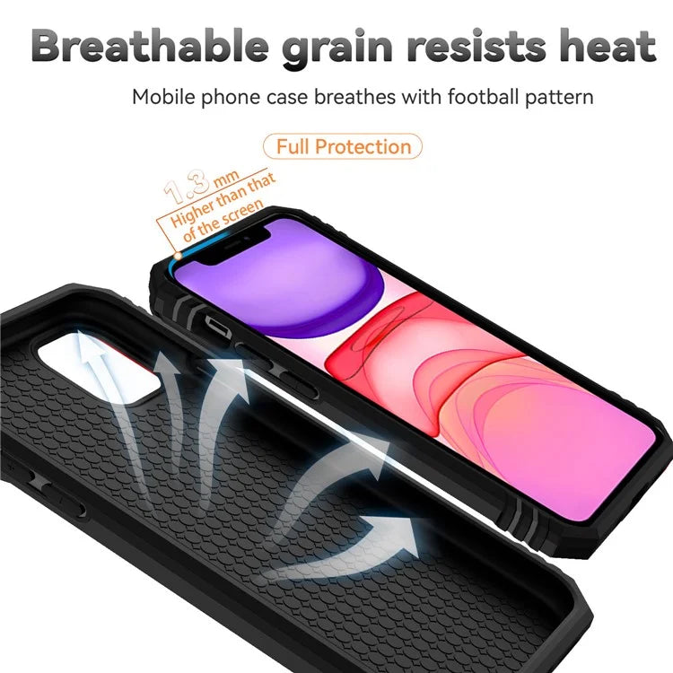 For iPhone 11 Pro Max Case with Camera Slide Protector PC+TPU Kickstand Armour Phone Cover