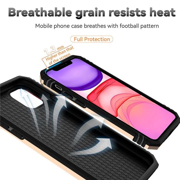 For iPhone 11 Pro Max Case with Camera Slide Protector PC+TPU Kickstand Armour Phone Cover