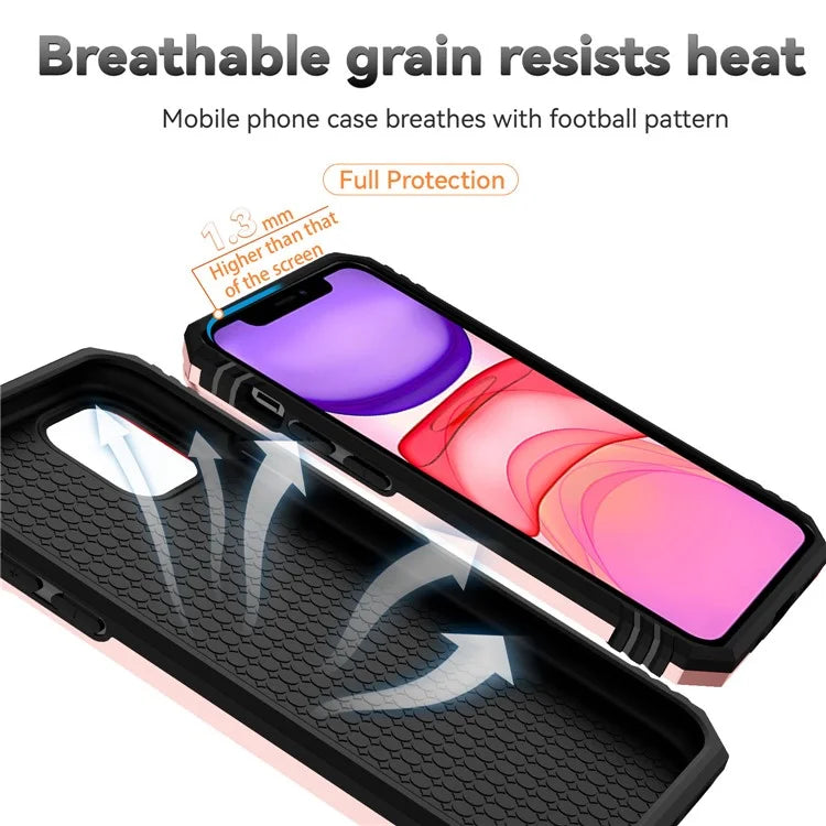 For iPhone 11 Pro Max Case with Camera Slide Protector PC+TPU Kickstand Armour Phone Cover
