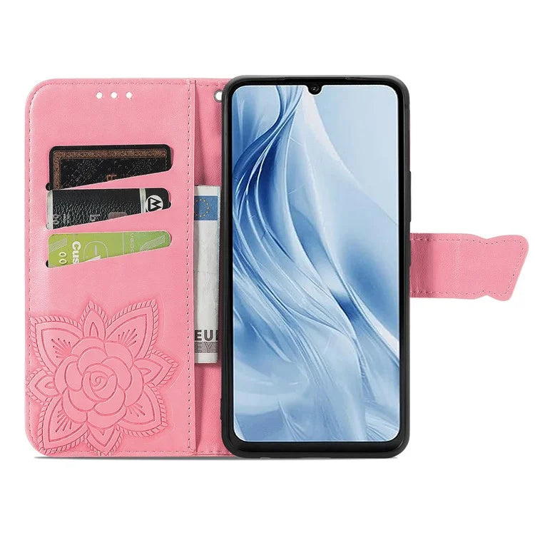 For Xiaomi Redmi 13C 4G / 13C 5G / 13R 5G / Poco M6 5G / Poco C65 4G Phone Stand Case Imprinted Pattern PU Leather Phone Cover