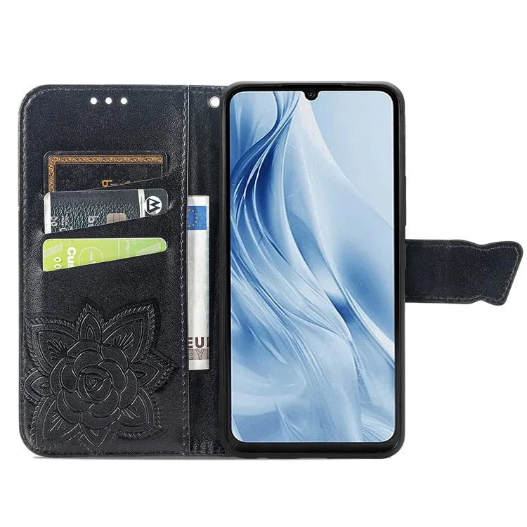 For Xiaomi Redmi 13C 4G / 13C 5G / 13R 5G / Poco M6 5G / Poco C65 4G Phone Stand Case Imprinted Pattern PU Leather Phone Cover