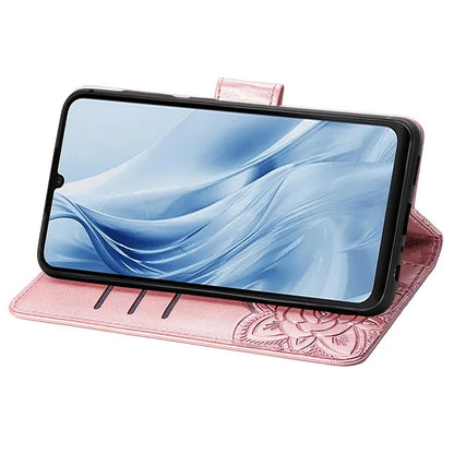 For Xiaomi Redmi 13C 4G / 13C 5G / 13R 5G / Poco M6 5G / Poco C65 4G Phone Stand Case Imprinted Pattern PU Leather Phone Cover