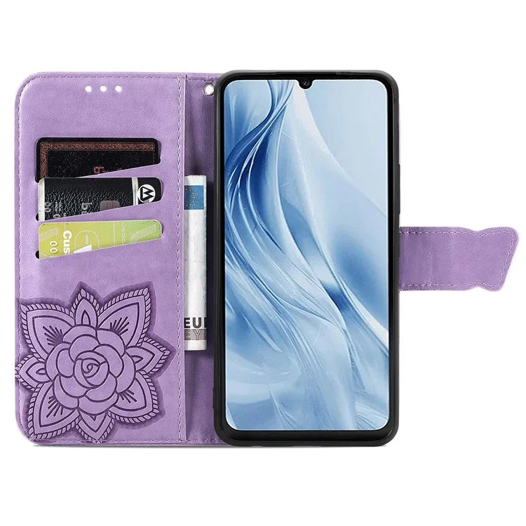 For Xiaomi Redmi 13C 4G / 13C 5G / 13R 5G / Poco M6 5G / Poco C65 4G Phone Stand Case Imprinted Pattern PU Leather Phone Cover