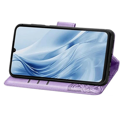 For Xiaomi Redmi 13C 4G / 13C 5G / 13R 5G / Poco M6 5G / Poco C65 4G Phone Stand Case Imprinted Pattern PU Leather Phone Cover