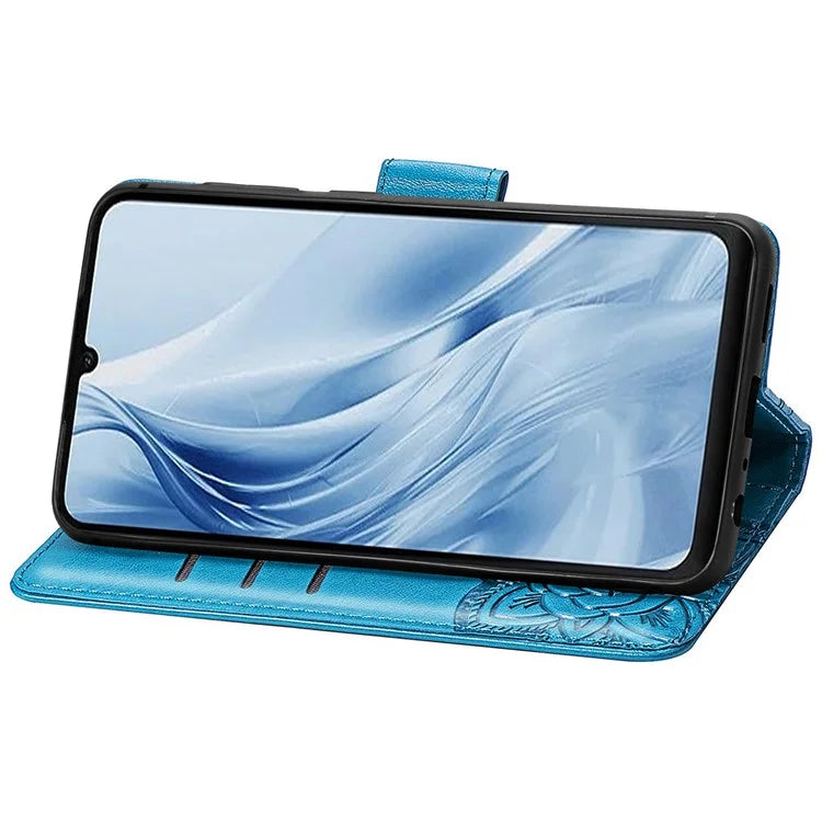 For Xiaomi Redmi 13C 4G / 13C 5G / 13R 5G / Poco M6 5G / Poco C65 4G Phone Stand Case Imprinted Pattern PU Leather Phone Cover