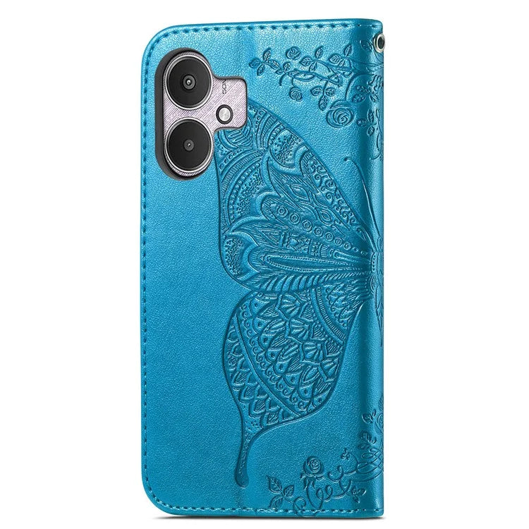 For Xiaomi Redmi 13C 4G / 13C 5G / 13R 5G / Poco M6 5G / Poco C65 4G Phone Stand Case Imprinted Pattern PU Leather Phone Cover