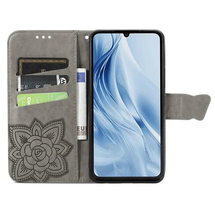 For Xiaomi Redmi 13C 4G / 13C 5G / 13R 5G / Poco M6 5G / Poco C65 4G Phone Stand Case Imprinted Pattern PU Leather Phone Cover