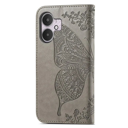 For Xiaomi Redmi 13C 4G / 13C 5G / 13R 5G / Poco M6 5G / Poco C65 4G Phone Stand Case Imprinted Pattern PU Leather Phone Cover
