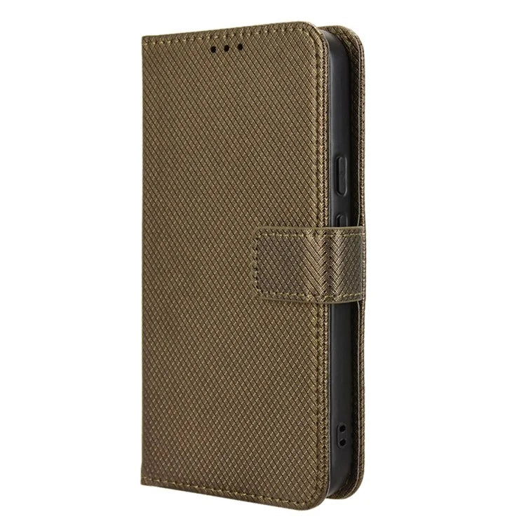 For Google Pixel 9 Pro Case Stand Card Holders PU Leather Phone Cover Diamond Texture