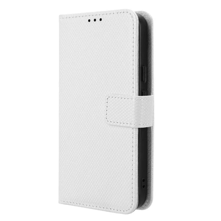 For Google Pixel 9 Pro Case Stand Card Holders PU Leather Phone Cover Diamond Texture