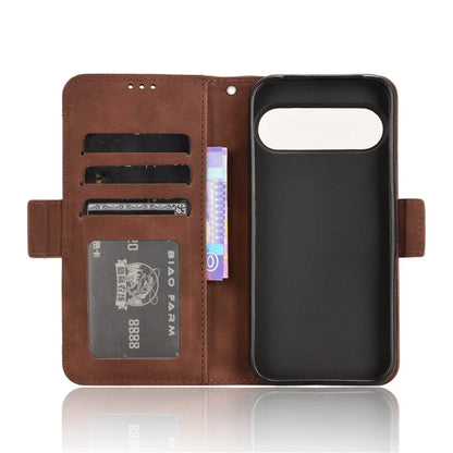 For Google Pixel 9 Pro Case Wallet Card Slots PU Leather + TPU Full Protection Phone Cover