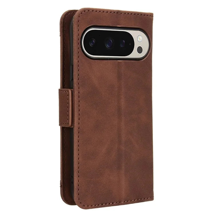 For Google Pixel 9 Pro Case Wallet Card Slots PU Leather + TPU Full Protection Phone Cover