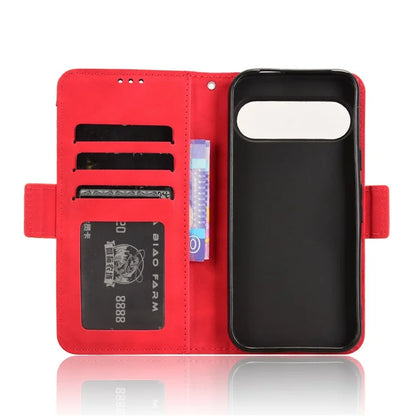 For Google Pixel 9 Pro Case Wallet Card Slots PU Leather + TPU Full Protection Phone Cover