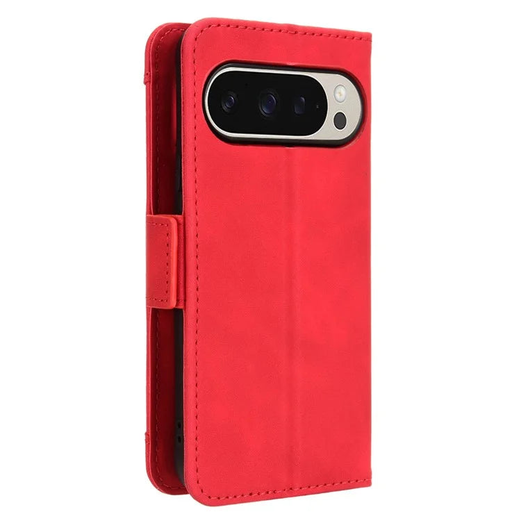 For Google Pixel 9 Pro Case Wallet Card Slots PU Leather + TPU Full Protection Phone Cover