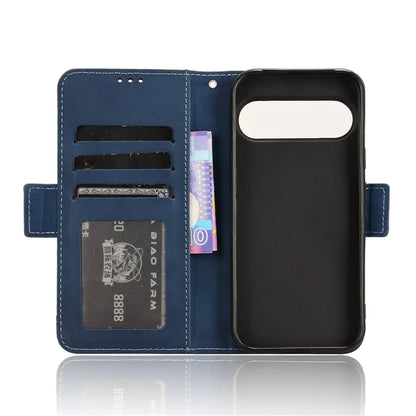 For Google Pixel 9 Pro Case Wallet Card Slots PU Leather + TPU Full Protection Phone Cover