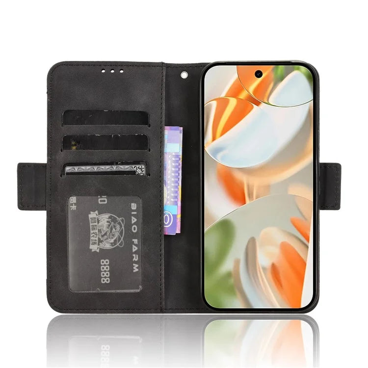 For Google Pixel 9 Pro Case Wallet Card Slots PU Leather + TPU Full Protection Phone Cover