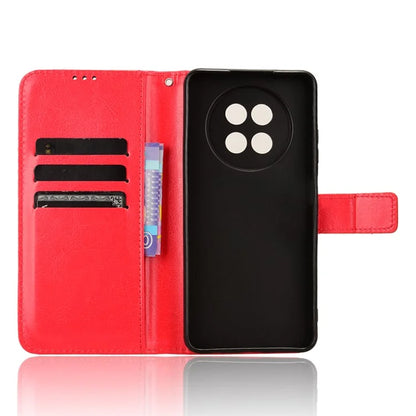 For Realme 12 5G / 12x 5G Wallet Case Crazy Horse Texture Stand Leather Phone Cover